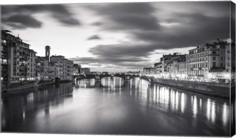 Framed Arno in Florence Print