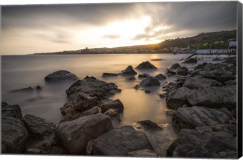 Framed Golden Sunset Print