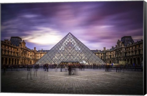 Framed Louvre I Print