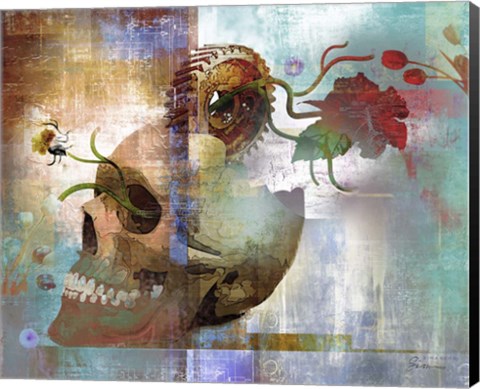 Framed Skulliage Print