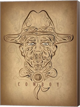 Framed Cowboy Print