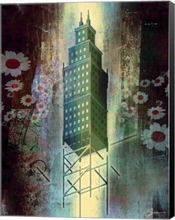 Framed Spring Time In The City Print