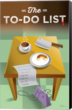 Framed To Do List Print