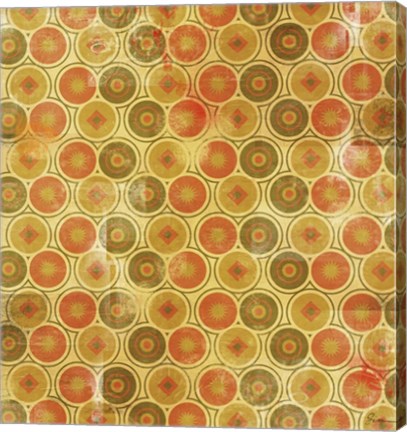 Framed Patterned I Print