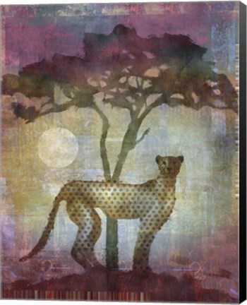 Framed Africa Cheetah Print