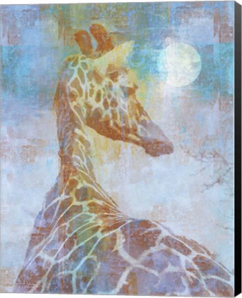 Framed Africa Giraffe Print