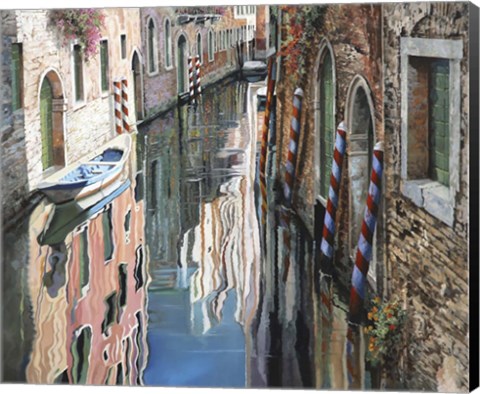 Framed Riflessi Colorati a Venezia Print