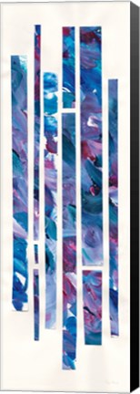 Framed Ribbons of Jewels II Print