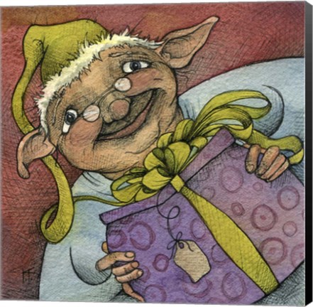 Framed Elf XVI Print