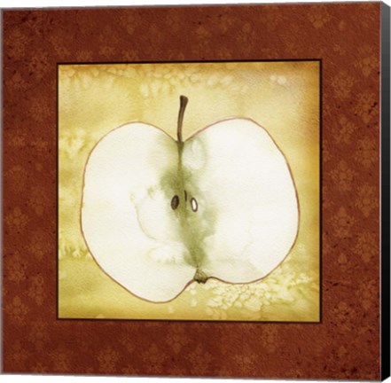 Framed Slice Apple Print