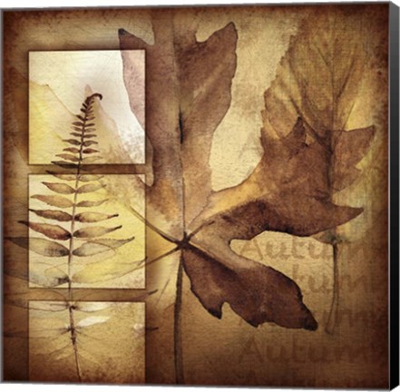 Framed Autumn I Print