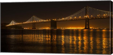 Framed Bay Bridge Print