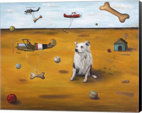 Framed Dogs Dream Print