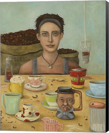 Framed Coffee Addict Print
