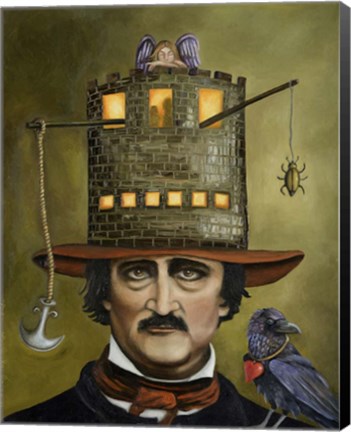 Framed Edgar Allan Poe Print