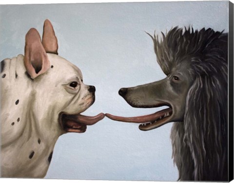 Framed French Kiss Print