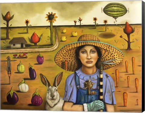Framed Harvey And The Excentric Farmer Print