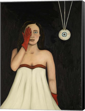 Framed Her Wondering Eye 2 Print