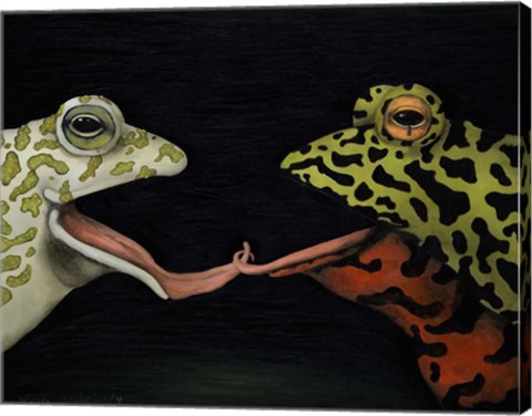 Framed Horny Toads 1 Print