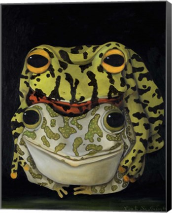 Framed Horny Toads 2 Print
