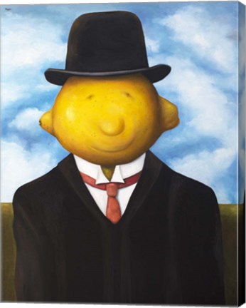 Framed Lemon Head Print