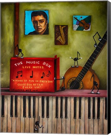 Framed Music Box Print