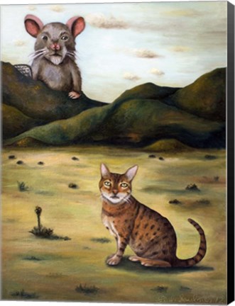 Framed My Cat&#39;s Worst Nightmare Print