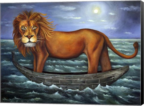 Framed Sea Lion Print