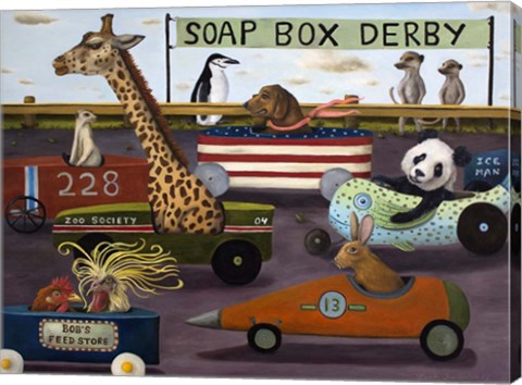 Framed Soap Box Derby Print