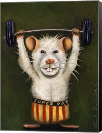 Framed Super Rat Print