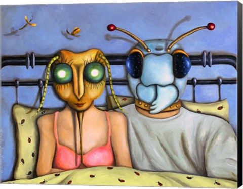 Framed Love Bugs Print