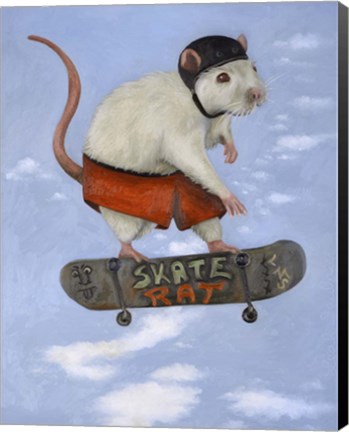 Framed Skate Rat Print