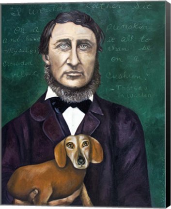 Framed Thoreau Print