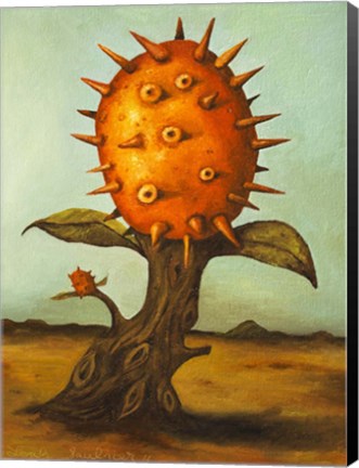 Framed Fruit Tree Horned Melon Print