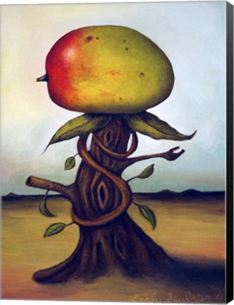 Framed Mango Fruit Tree Print