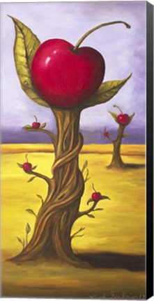 Framed Surreal Cherry Tree Print