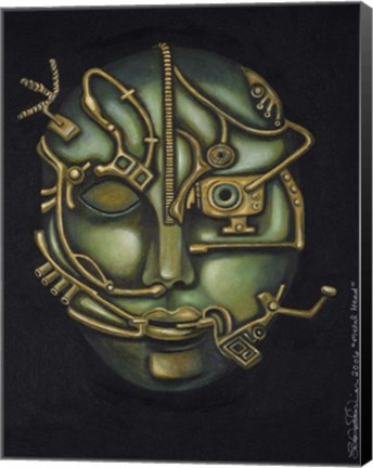 Framed Metal Head Print