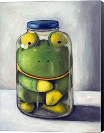 Framed Preserving Childhood Frog Print