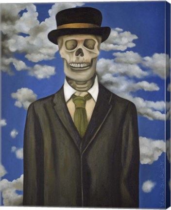 Framed Skeleton From My Closet Print