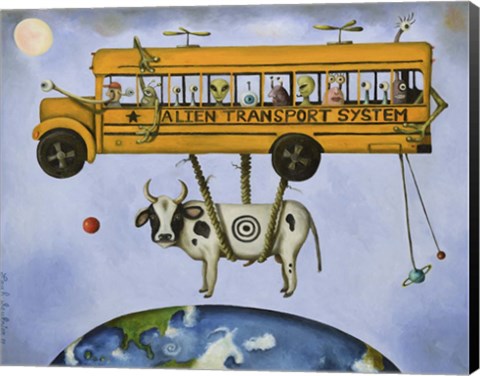 Framed Alien Transport Print