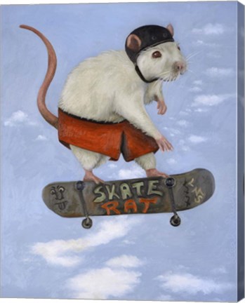 Framed Skate Rat Pro Print