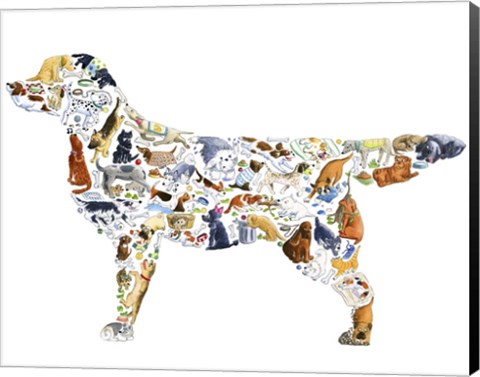 Framed Dog Print