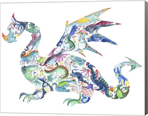 Framed Dragon Print