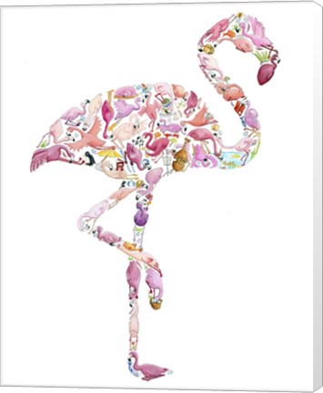 Framed Flamingo Print