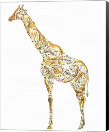 Framed Giraffe Print
