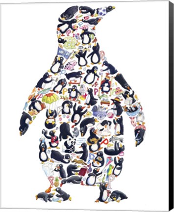 Framed Penguin Print