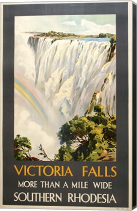 Framed Victoria Falls Print