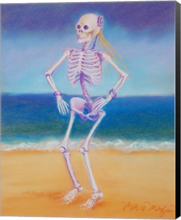 Framed Skelly Dancer II Print