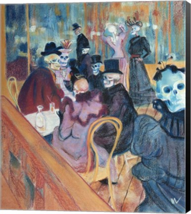 Framed Au Moulin Skelly Print