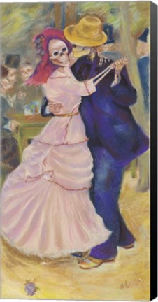 Framed Skelly Dance At Bougival Print